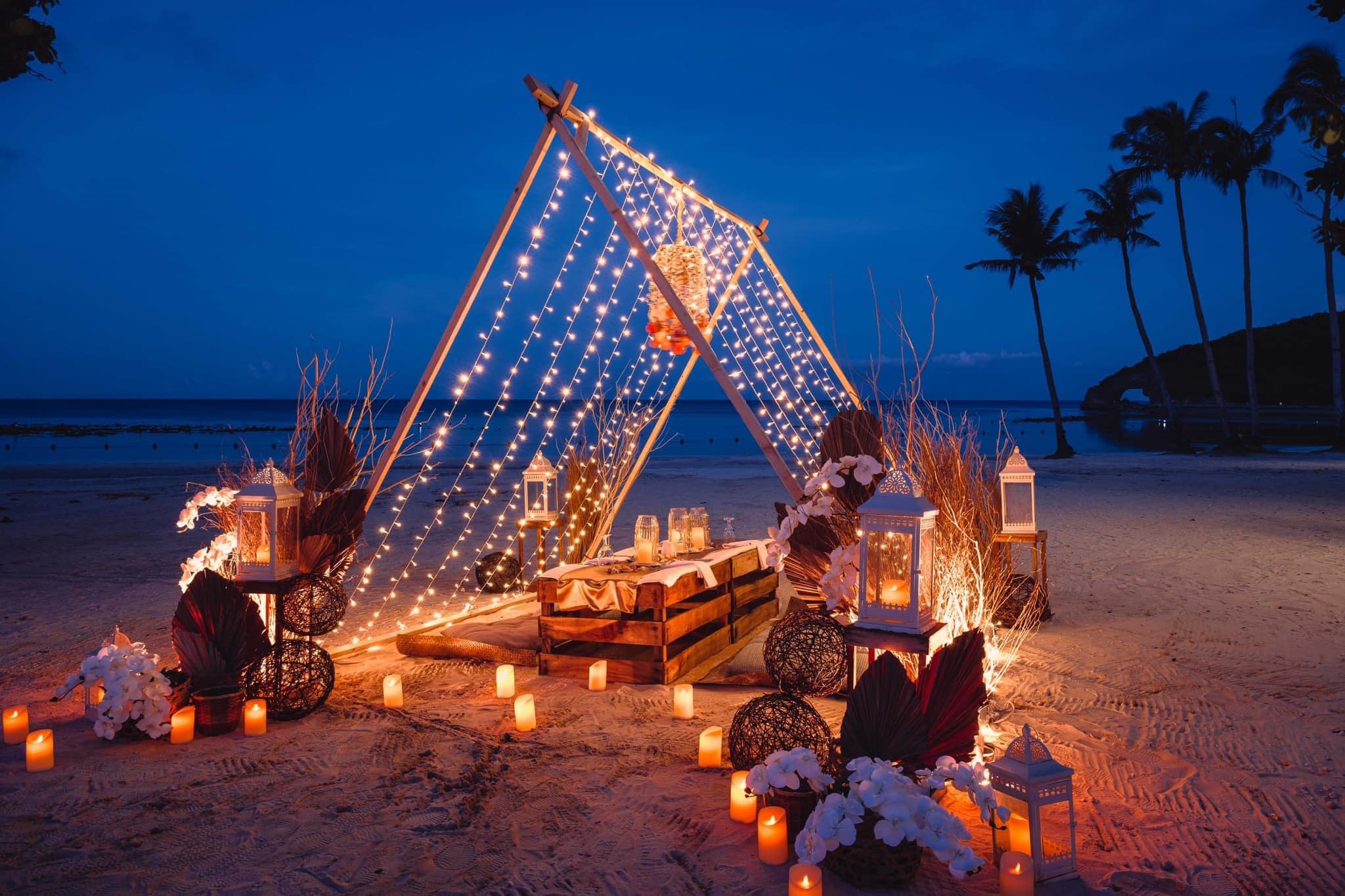 Romantic Dinner at Boracay Newcoast